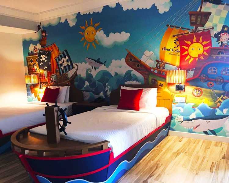 Sand & Sandals Desaru Beach Resort & Spa Eksteriør billede A themed room at Legoland Florida Resort Hotel